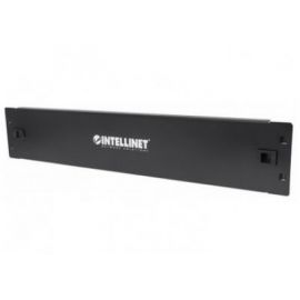 Tapa ciega de 19" INTELLINET 714341Acero, Negro, 19"