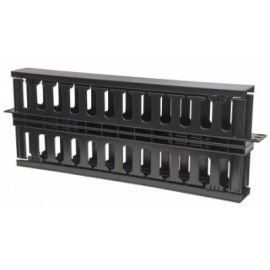 Organizador INTELLINET 714655De plástico, Negro, 485 mm