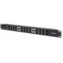Panel De Parcheo Cat5E Utp 24 Ptos Rj45 12 Ptos Poe 120W
