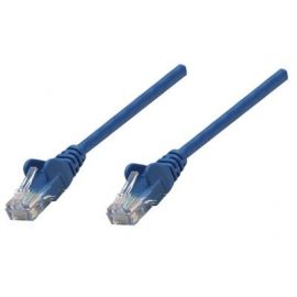 Cable De Red Patch Cat6A Rj45 7.6M Sftp Blindado Azul