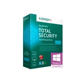 Kaspersky Total Security, Multi-Device, para 1, Base, 3 Años, Electronico