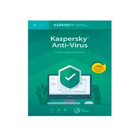 Esd Kaspersky Anti-Virus, 3 Usuarios, 1 Año, Descarga Digital