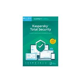 Esd Kaspersky Total Security, 10 Usuarios, Multidispositivos, 1 Años, 3 Cuenta /Descarga Digital
