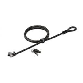 Kensington Cable de Bloqueo Kensington Para Portátil, Tableta - 1.83m Cable - Negro, Plata - Acero al carbono - Para Portátil, Tableta