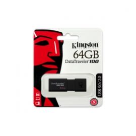 Kingston 64Gb Usb 3.0 Datatrave 100 G3 Negro