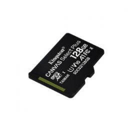 Kingston Memoria 128Gb Micro Sdxc Canvas Select Plus 100R Cl10 A1 100Mbs Sin Adaptador