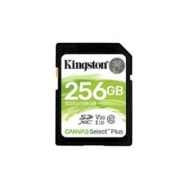 Kingston Memoria 256Gb Sdxc Canvas Select Plus 100R Cl10 Uhs-I U3 V30 100Mbs