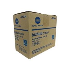 Toner Konica Minolta Cyan Modelo Bizhub C3100P Rendimiento 6000 Impresiones al 5 de Cobertura