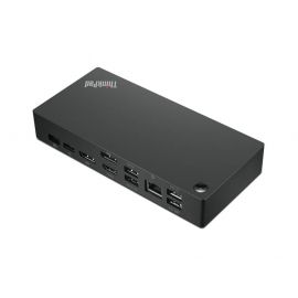 Lenovo 40AY0090US base para laptop o replicador de puertos Alámbrico USB 3.2 Gen 1 (3.1 Gen 1) Type-C Negro