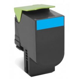 Toner Láser Lexmark, Color Cyan, Rendimiento Estándar, 70C80C0, hasta 1,000 Paginas, 5% de Cobertura, P/Modelos:Cs310Dn, Cs510De