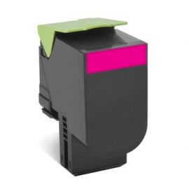 Cartucho tóner LEXMARK3000 páginas, Magenta, Laser, Negro, Verde