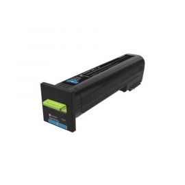 Toner Láser Lexmark, Color Cyan /Alto Rendimiento, 82K4Hc0, hasta 17,000 Paginas, 5% de Cobertura, P/Modelos : Cx860De, Cx825De , Cx820De ,
