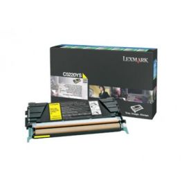 Cartucho tóner LEXMARK3000 páginas, Amarillo, Laser