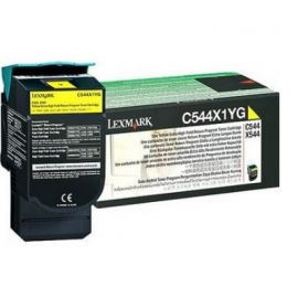 Tóner LEXMARK C544X1YG4000 páginas, Amarillo, Lexmark