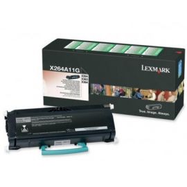 Toner Láser Lexmark, Color Negro, Rendimiento Estándar, X264A11G, hasta 3,500 Paginas, 5% de Cobertura, P/Modelos: X364Dn, X264Dn