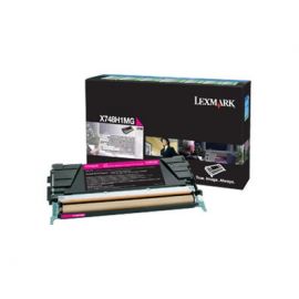 Cartucho tóner LEXMARK10000 páginas, Magenta, Laser, Negro