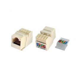 Módulo Jack Cat6 sin Herramienta (toolless) keystone para faceplateColor Rojo
