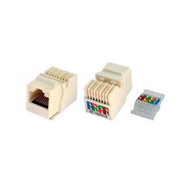 Módulo Jack Cat6 sin Herramienta (toolless) keystoneColor Amarillo