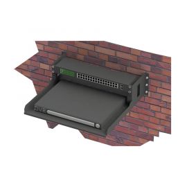 Rack Abierto de 19" para Montaje en Pared de 2U, con Charola de 460 mm de Profundidad.