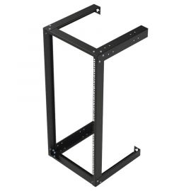 Rack Abierto de 19" para Montaje en Pared de 24 Unidades.