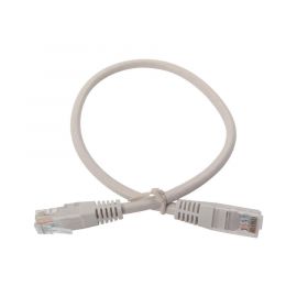 Cable de parcheo UTP cruzado Cat6 0.4 mGris