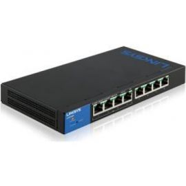 Switch Linksys Lgs308P 8 Puertos RJ45 Gigabit PoE 30 Watts Por Puerto Administrable Capa 2 Smart