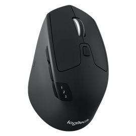 Mouse Logitech M720 Triathlon Negro Óptico Inalámbrico USB Bluetooth Multidispositivos hasta 10 Mts de Alcance PC/Mac/Chrome