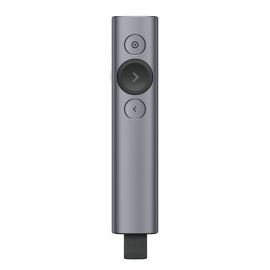 Presentador Logitech Spotlight Conectividad Doble Por Receptor Mini USB o Bluetooth de 2.4 Ghz hasta 30 Mts de Dist