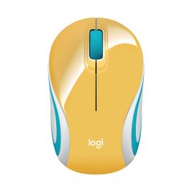 Mouse LOGITECH MINI Mouse M187Amarillo, USB