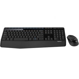 Logitech MK345 teclado Ratón incluido RF inalámbrico QWERTY Negro