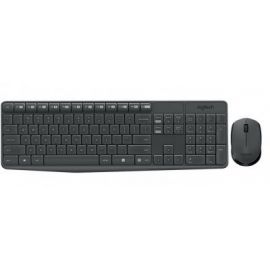 Teclado/Mouse Logitech Mk 235 Negro Usb