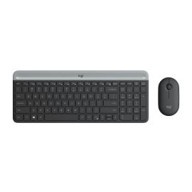 Logitech Slim Wireless Combo MK470 teclado Ratón incluido RF inalámbrico Blanco