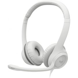 Logitech H390 Auriculares Alámbrico Diadema Oficina/Centro de llamadas USB tipo A Blanco