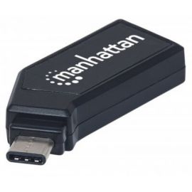 Lector de Tarjetas USB C MANHATTAN 102001Negro, USB 2.0