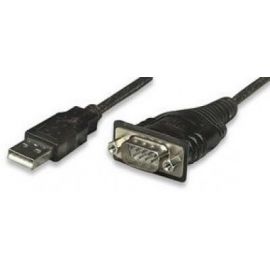 Cable Convertidor USB a RS485 Manhattan Negro 80 Cm