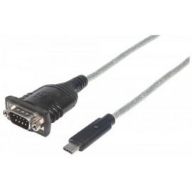 Cable Adaptador Convertidor Usb-C A Db9 Rs232 45Cm M-M