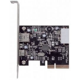 Tarjeta PCI Express Manhattan 2 Puertos USB 3.1 USB-C Bracket Largo y Corto