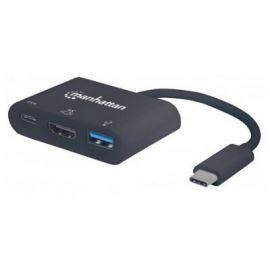 Cable Adaptador Convertidor Docking Usb-C A Hdmi Usb 3.O Usb-C