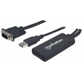 Cable Adaptador Convertidor Vga A Hdmi + Audio Y Ac Via Usb