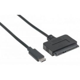 Convertidor USB a SATA MANHATTAN 152495USB C, Negro