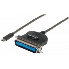 Convertidor USB C a CEN36 MANHATTAN 152525USB C, Negro