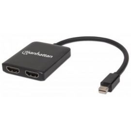 Video Splitter Displayport 1 Mini Dp In : 2 Hdmi Out Uhd