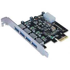 Tarjeta PCI Express Manhattan USB 3.0 4 Puertos Bracket Largo Estandar