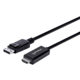 Cable DisplayPort a HDMI MANHATTAN 1532011.8 m, DisplayPort, HDMI, Negro, Macho/Macho, Para Pantalla UHD