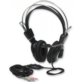 Audífonos Diadema Manhattan Ergonomica Micrófono Control de Volumen 3.5mm