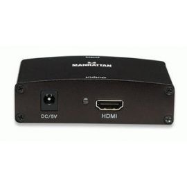 Convertidor VGA a HDMI MANHATTANVGA, Negro