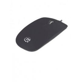 Mouse Silhouette Manhattan Óptico USB 1000 Dpi Negro Bolsa