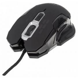 Mouse Gaming Óptico Manhattan USB 6 Botones 2400 Dpi Ajustable Negro