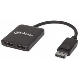 Video Splitter Displayport 1 Dp In : 2 Dp Out Uhd