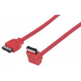 Cable SATA MANHATTAN 305808SATA, Rojo